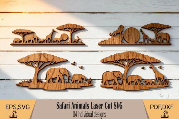 Download Safari Animals Laser Cut SVG - Safari animals Collection